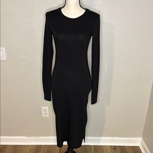 Wilfred Black Long Sleeve Dress
